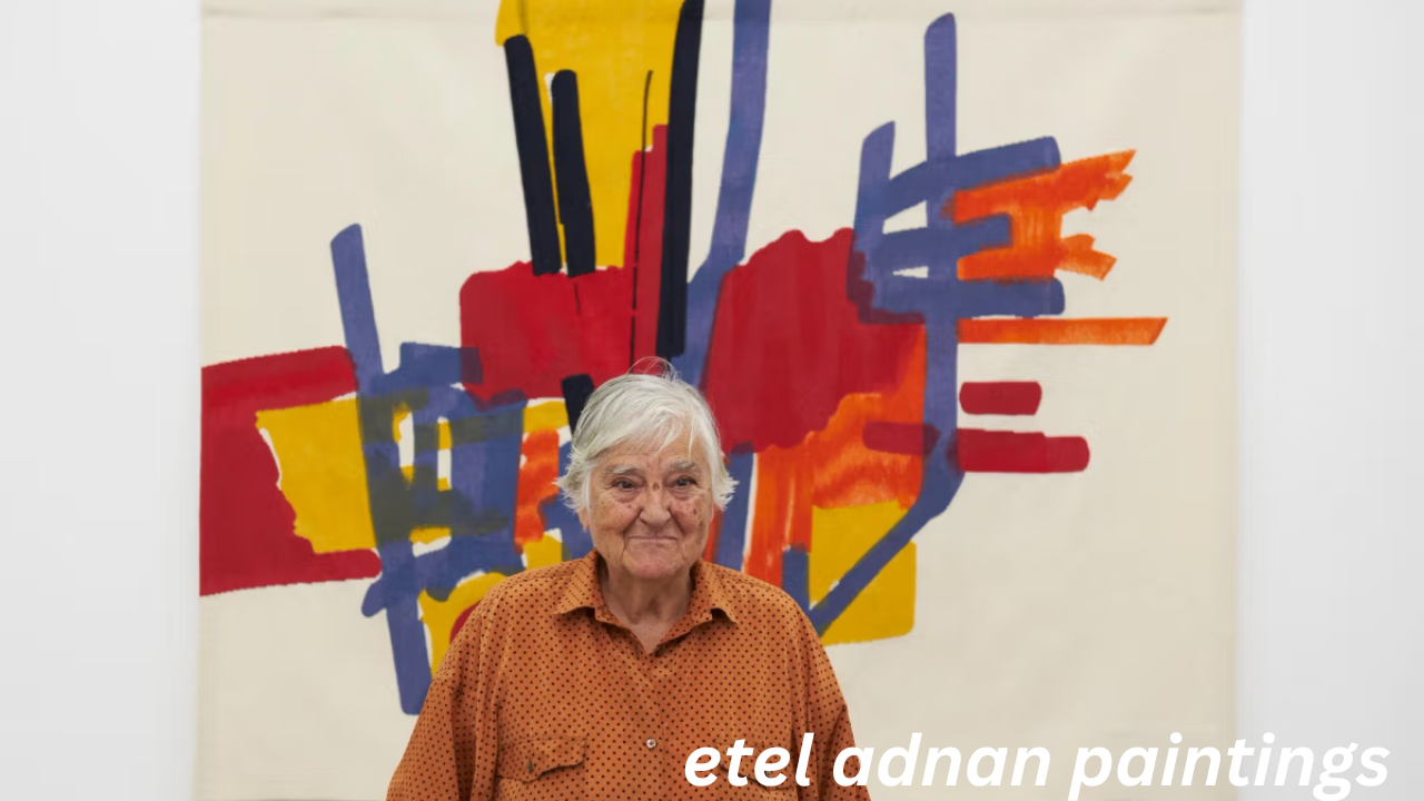 etel adnan paintings